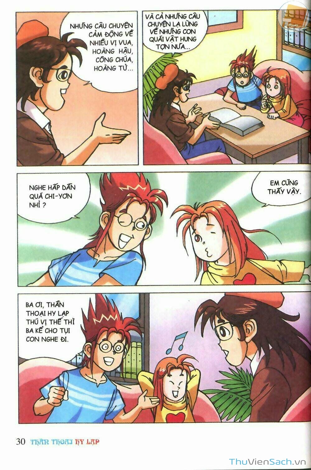 Truyện Tranh Thần Thoại Hy Lạp - Nguồn Gốc Các Vị Thần trang 3