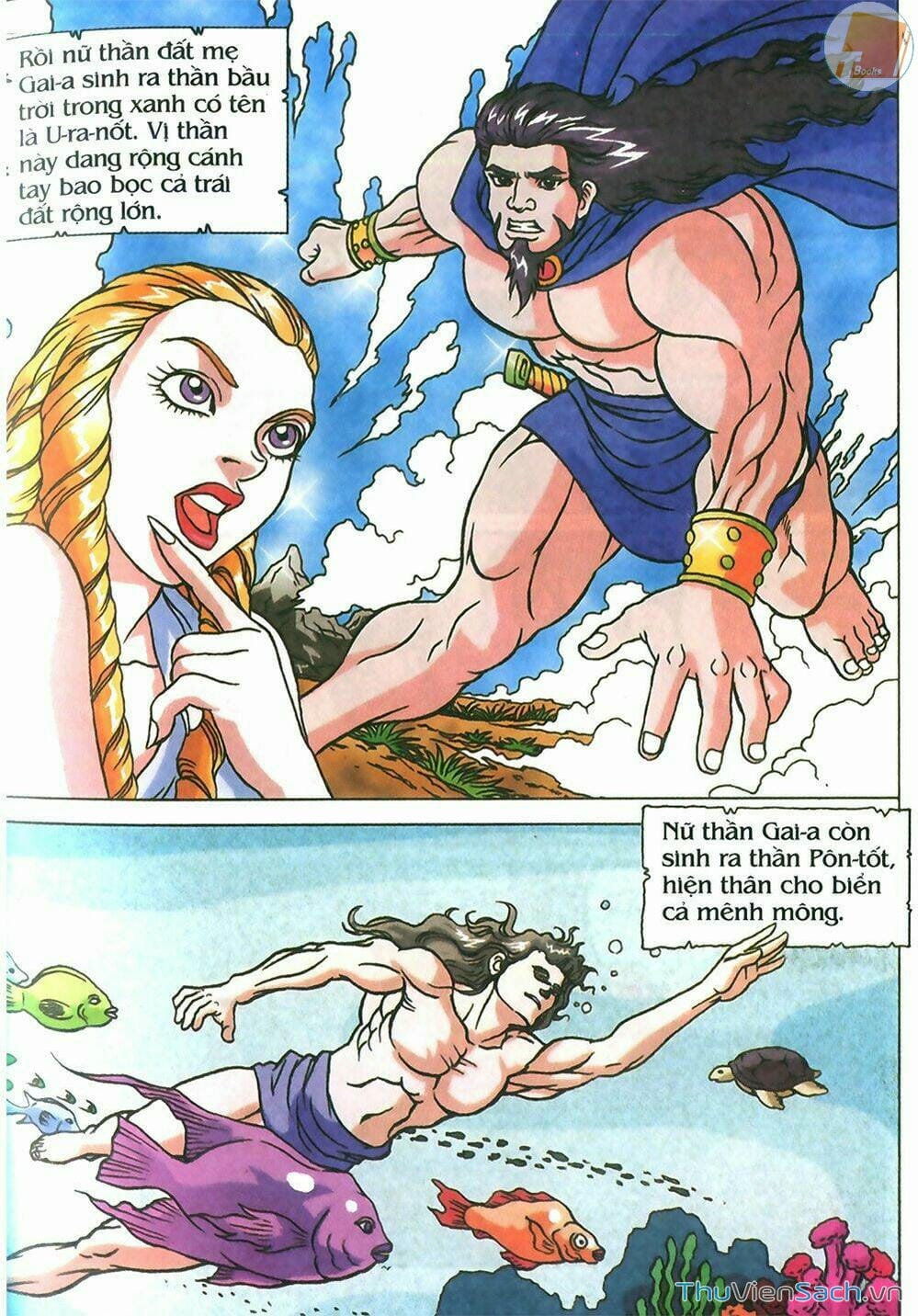 Truyện Tranh Thần Thoại Hy Lạp - Nguồn Gốc Các Vị Thần trang 3
