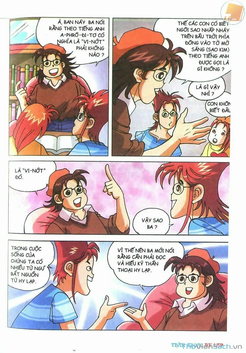 Truyện Tranh Thần Thoại Hy Lạp - Nguồn Gốc Các Vị Thần trang 3