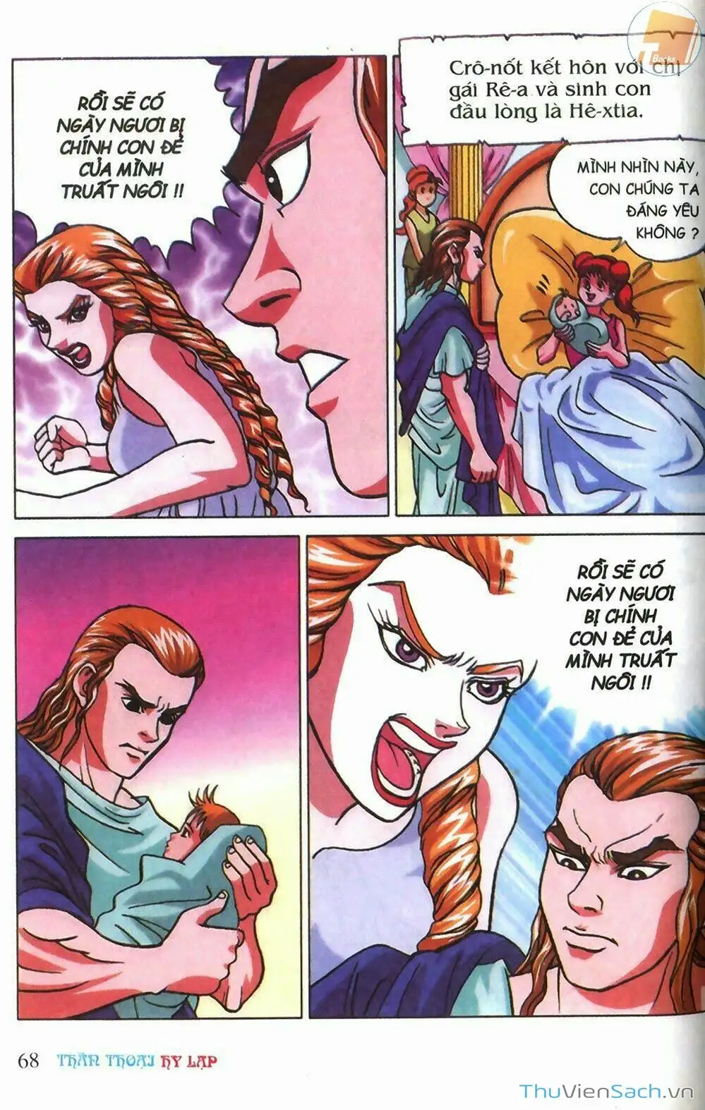 Truyện Tranh Thần Thoại Hy Lạp - Nguồn Gốc Các Vị Thần trang 3