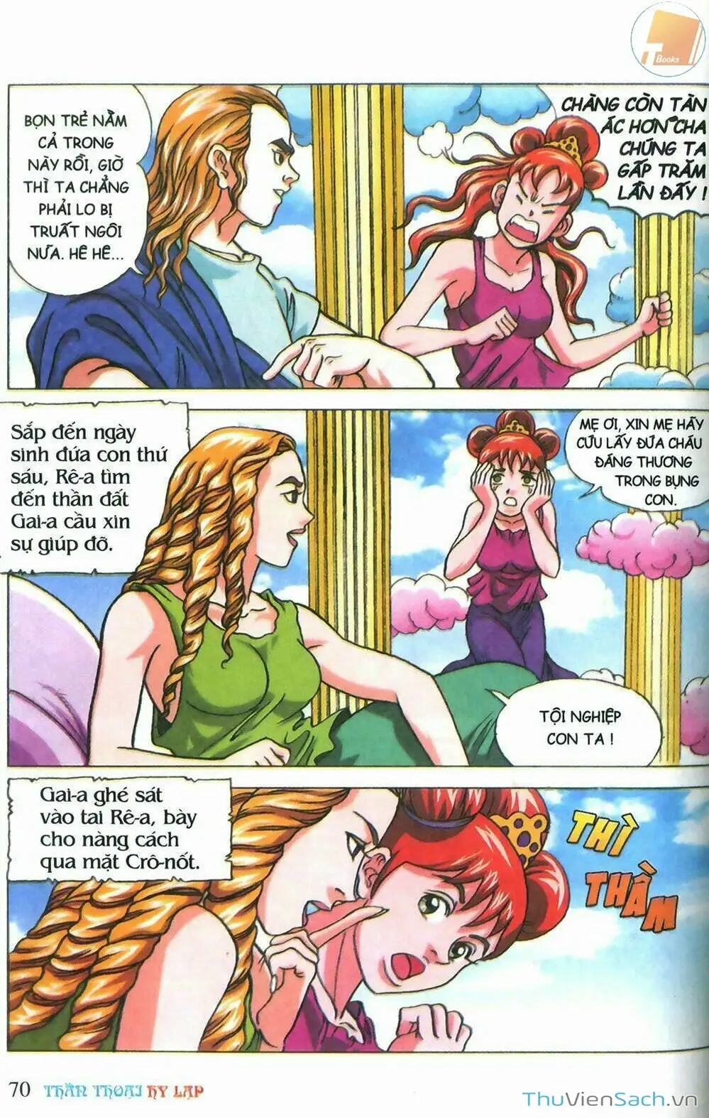 Truyện Tranh Thần Thoại Hy Lạp - Nguồn Gốc Các Vị Thần trang 3