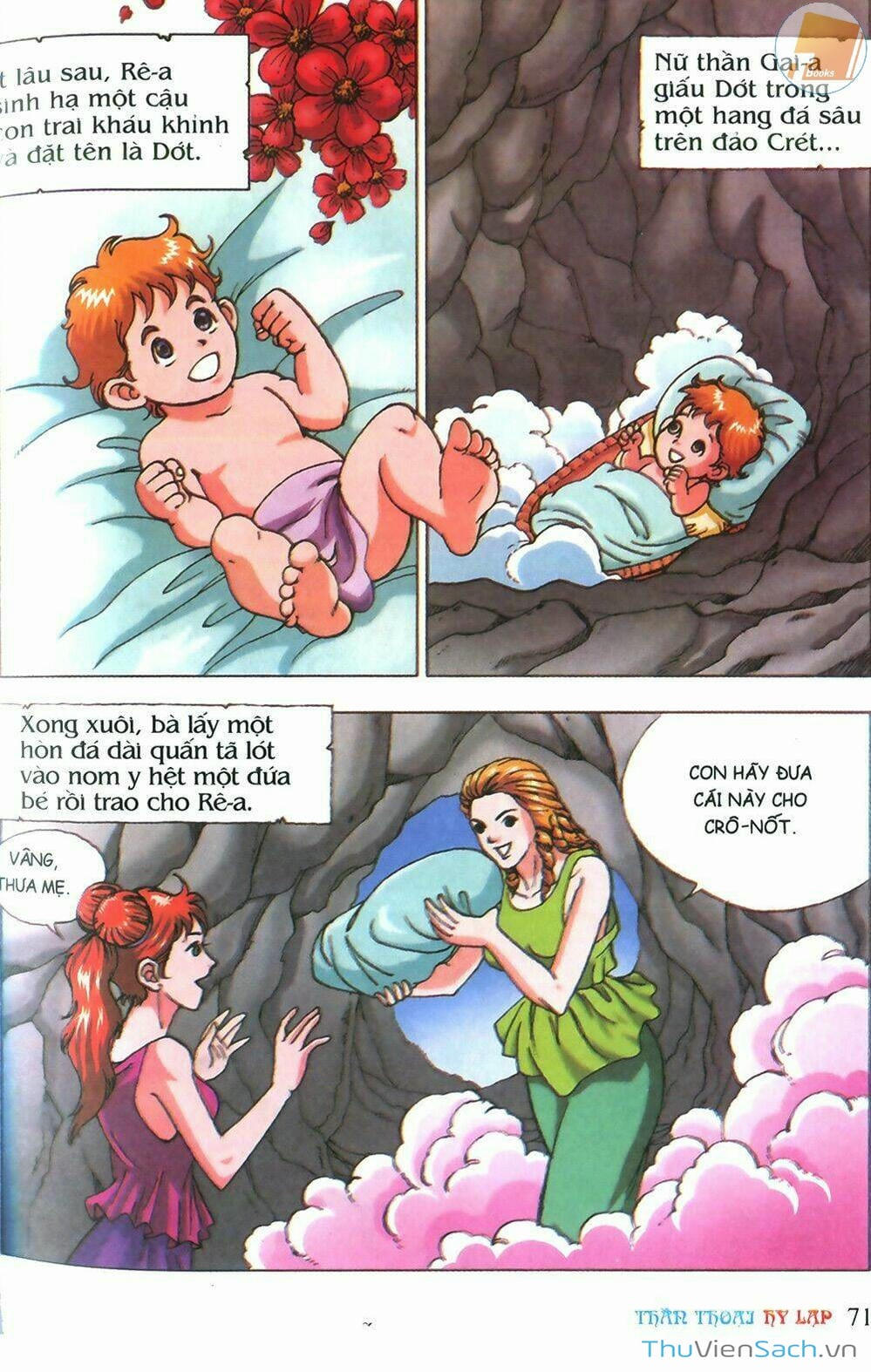 Truyện Tranh Thần Thoại Hy Lạp - Nguồn Gốc Các Vị Thần trang 3