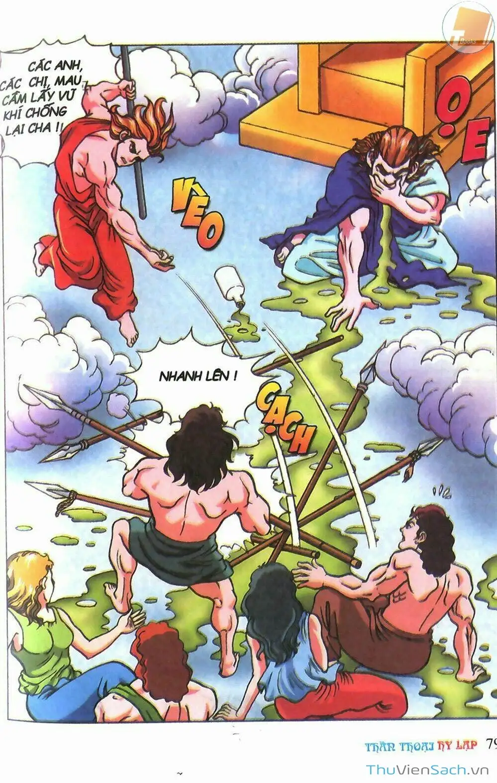 Truyện Tranh Thần Thoại Hy Lạp - Nguồn Gốc Các Vị Thần trang 3