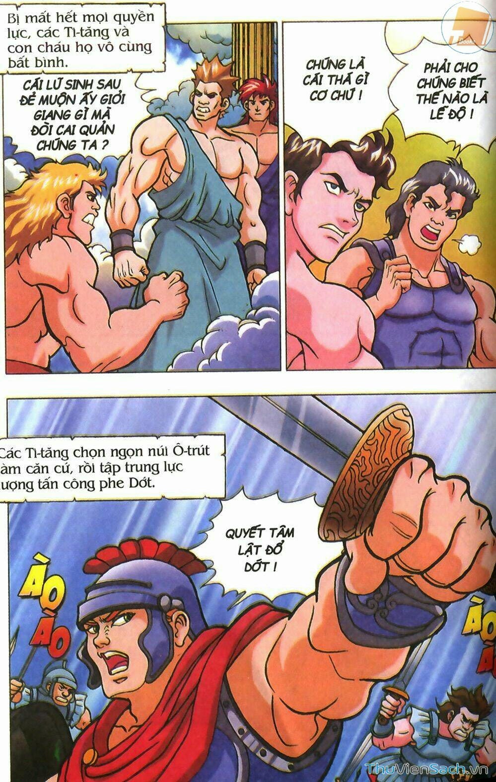 Truyện Tranh Thần Thoại Hy Lạp - Nguồn Gốc Các Vị Thần trang 3