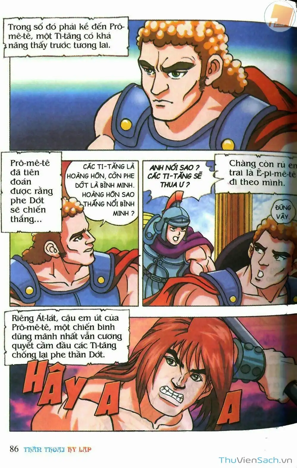 Truyện Tranh Thần Thoại Hy Lạp - Nguồn Gốc Các Vị Thần trang 3