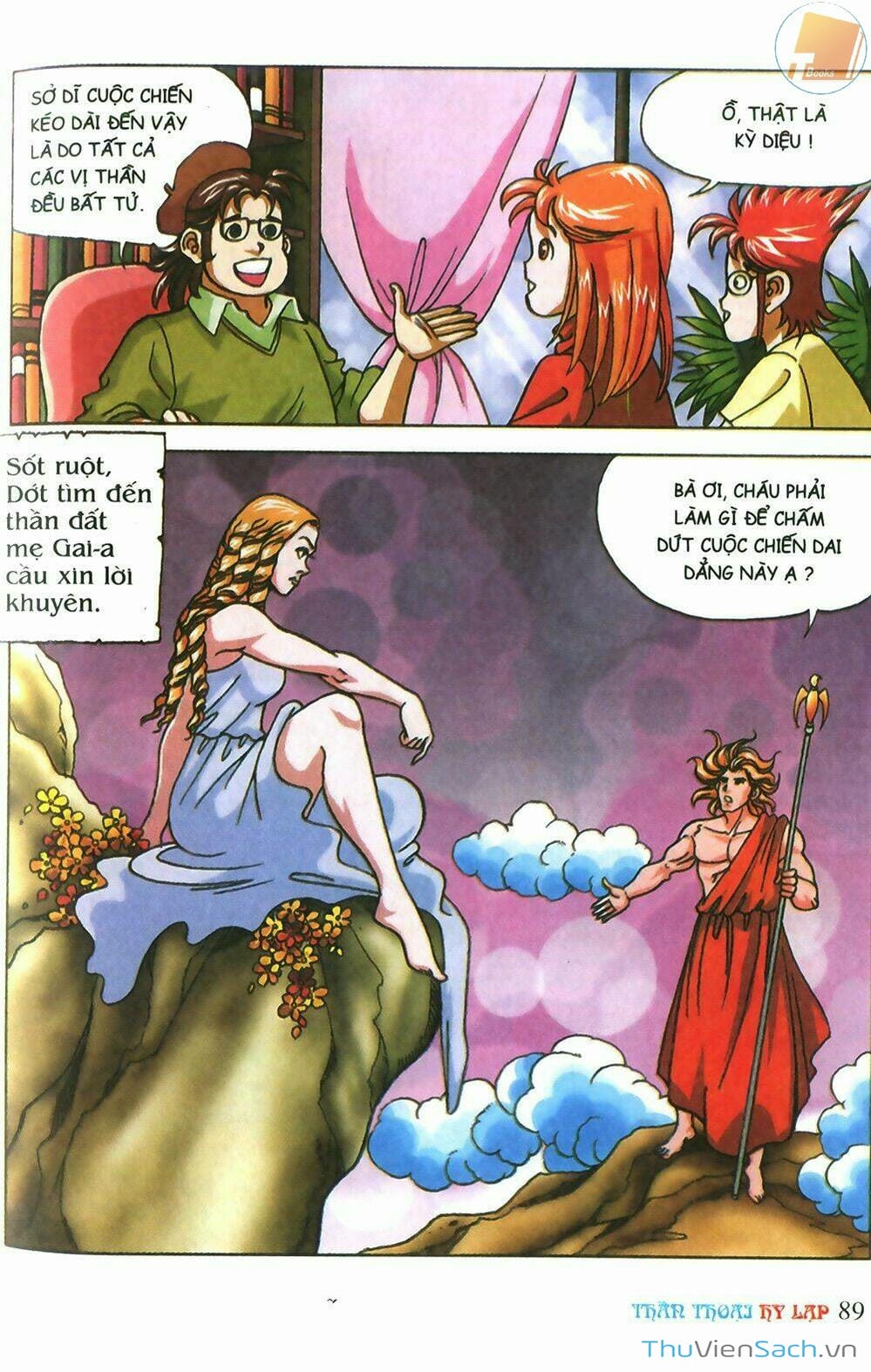 Truyện Tranh Thần Thoại Hy Lạp - Nguồn Gốc Các Vị Thần trang 3