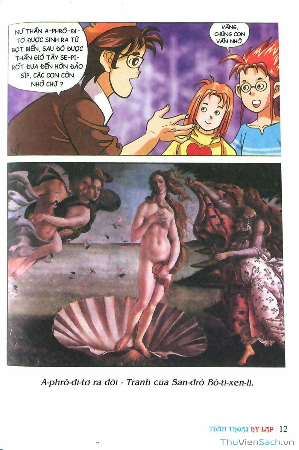 Truyện Tranh Thần Thoại Hy Lạp - Nguồn Gốc Các Vị Thần trang 3