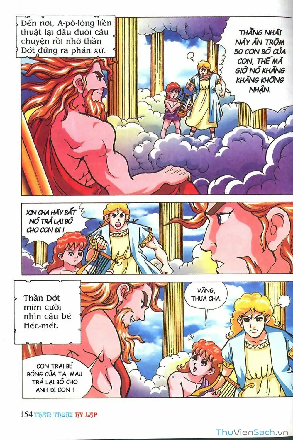 Truyện Tranh Thần Thoại Hy Lạp - Nguồn Gốc Các Vị Thần trang 3