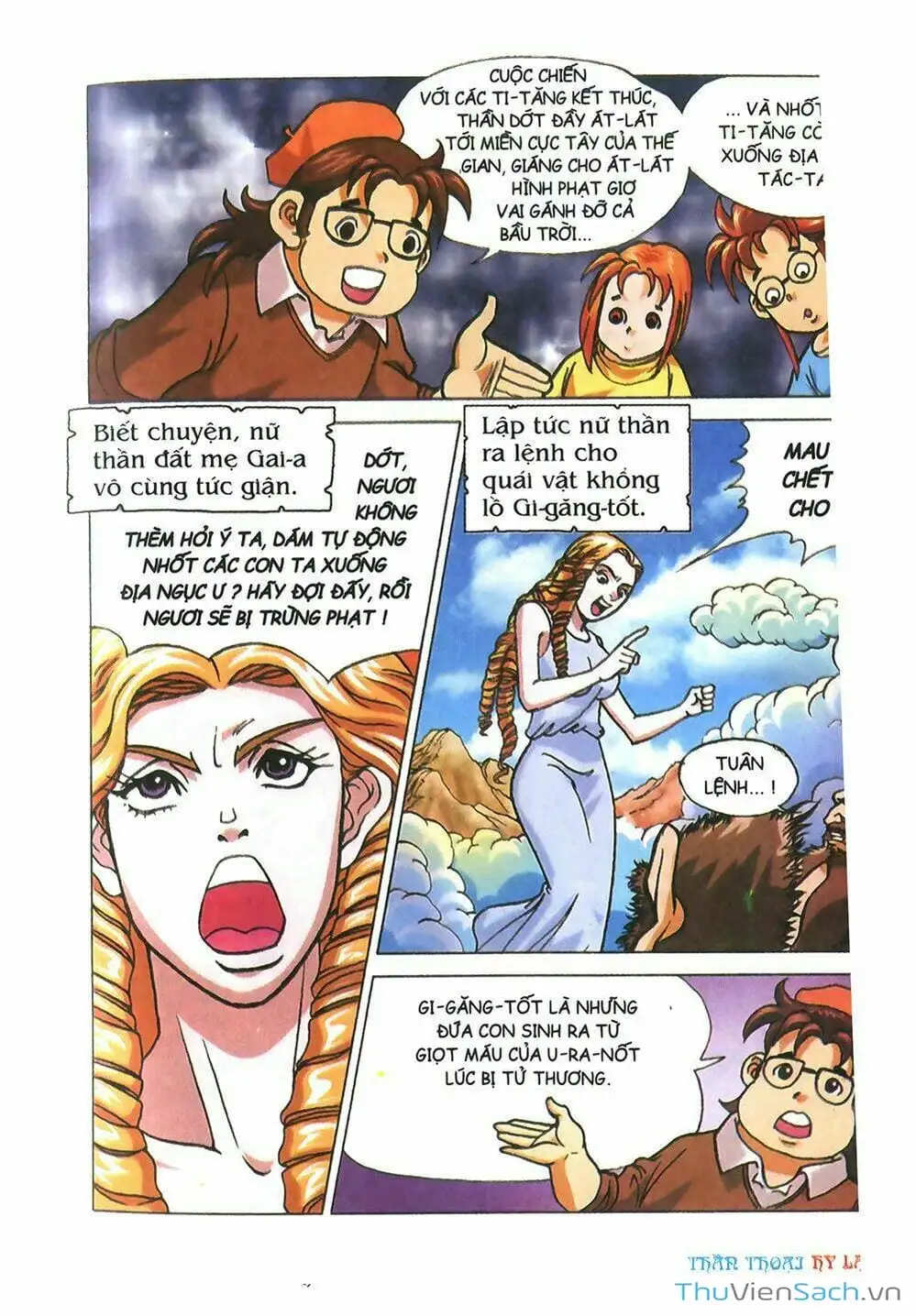 Truyện Tranh Thần Thoại Hy Lạp - Nguồn Gốc Các Vị Thần trang 3
