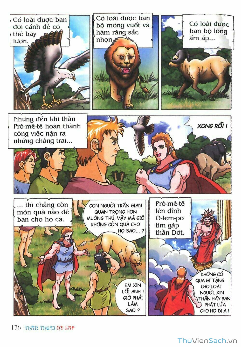 Truyện Tranh Thần Thoại Hy Lạp - Nguồn Gốc Các Vị Thần trang 3