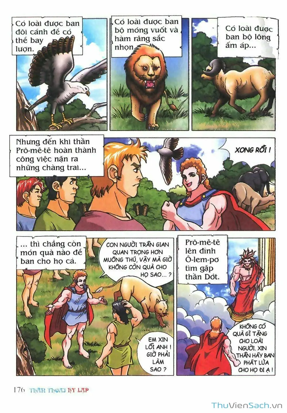 Truyện Tranh Thần Thoại Hy Lạp - Nguồn Gốc Các Vị Thần trang 3