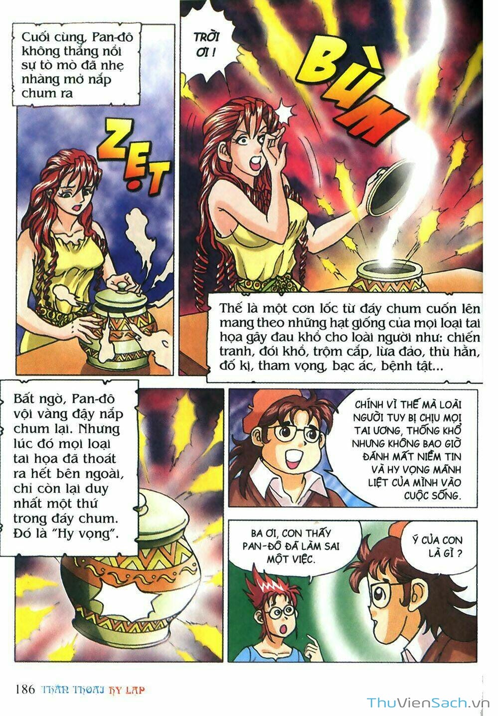 Truyện Tranh Thần Thoại Hy Lạp - Nguồn Gốc Các Vị Thần trang 3