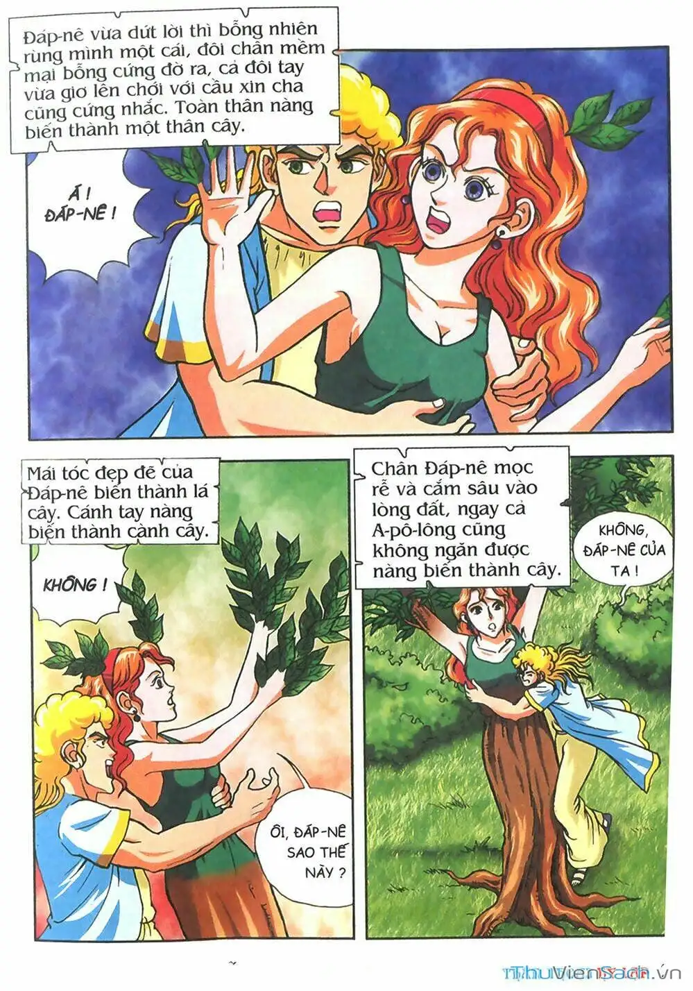 Truyện Tranh Thần Thoại Hy Lạp - Nguồn Gốc Các Vị Thần trang 3