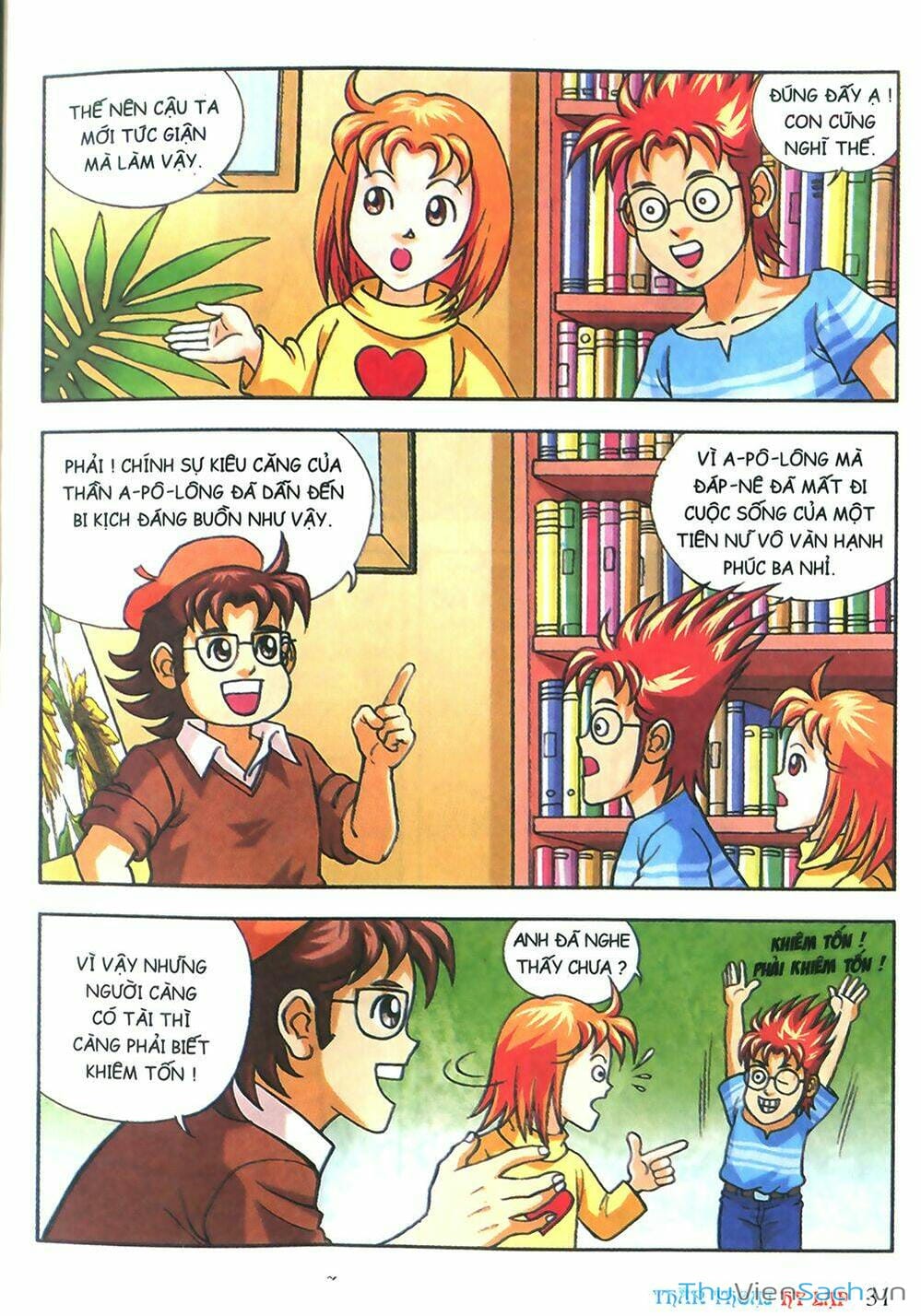 Truyện Tranh Thần Thoại Hy Lạp - Nguồn Gốc Các Vị Thần trang 3