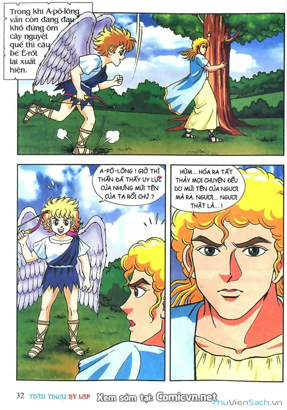 Truyện Tranh Thần Thoại Hy Lạp - Nguồn Gốc Các Vị Thần trang 3