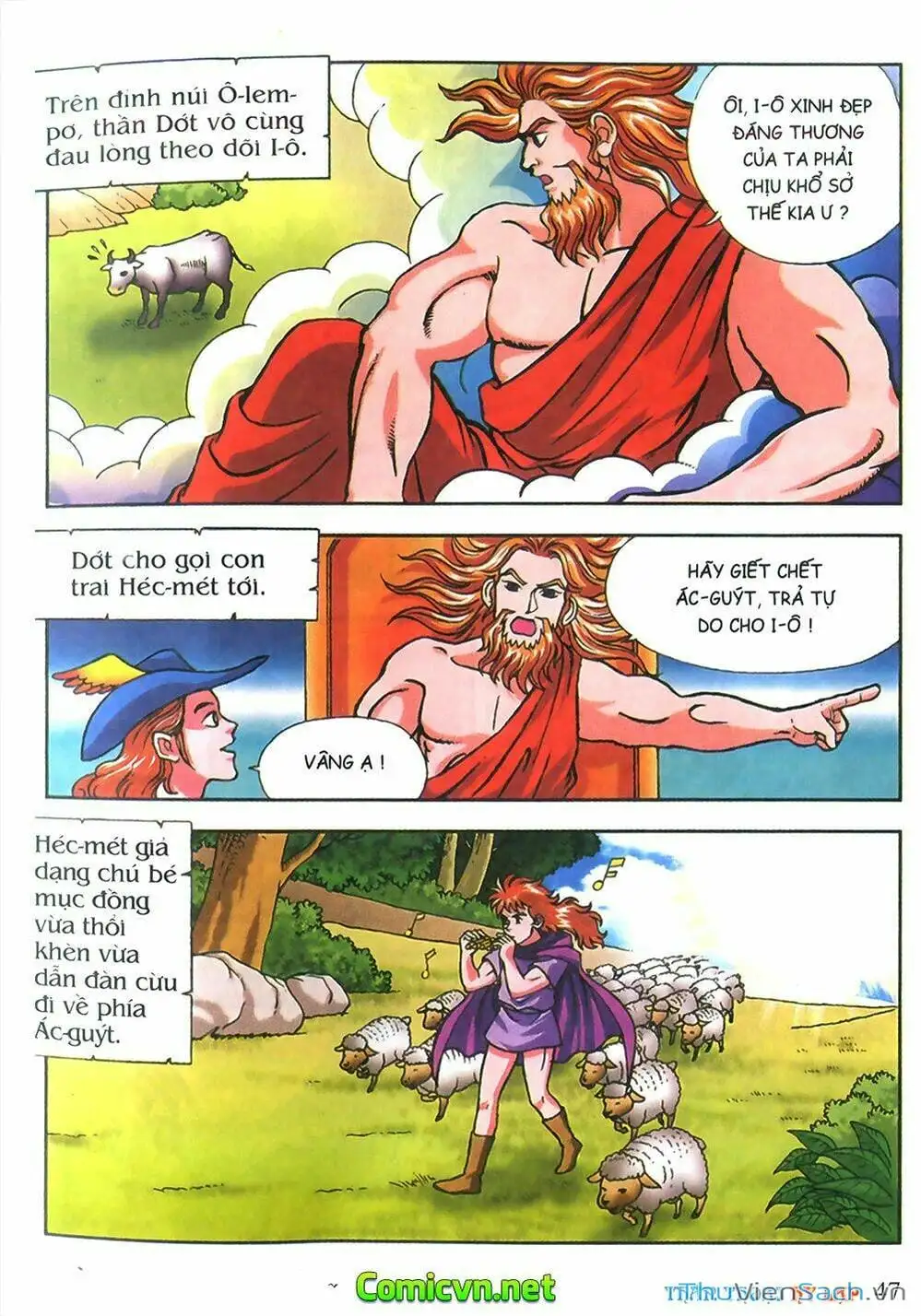 Truyện Tranh Thần Thoại Hy Lạp - Nguồn Gốc Các Vị Thần trang 3