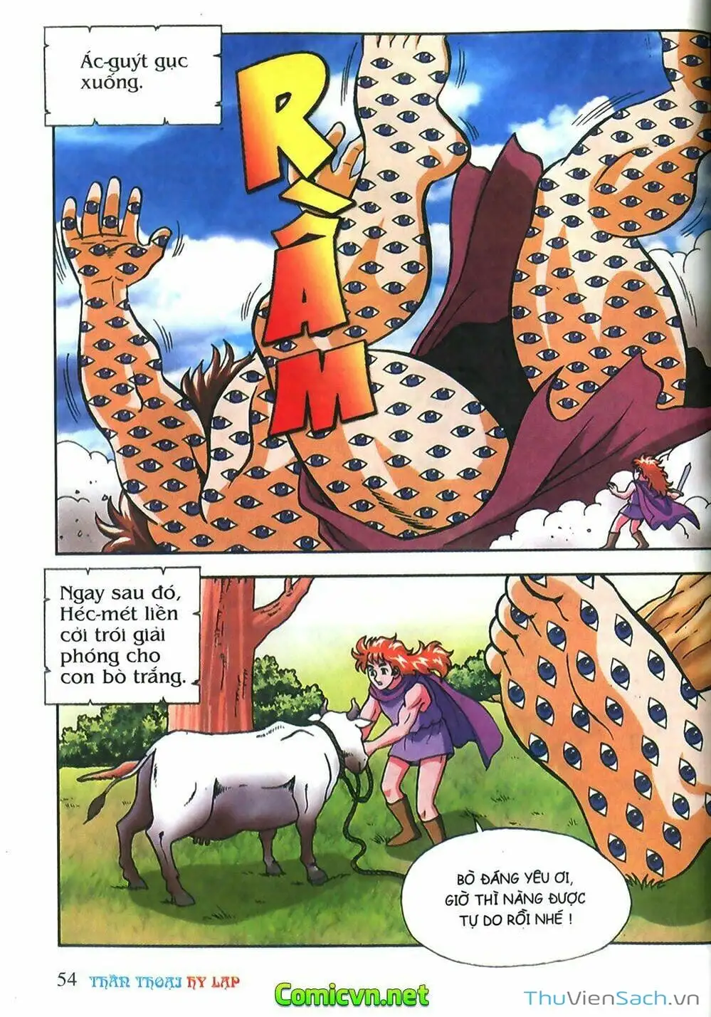 Truyện Tranh Thần Thoại Hy Lạp - Nguồn Gốc Các Vị Thần trang 3