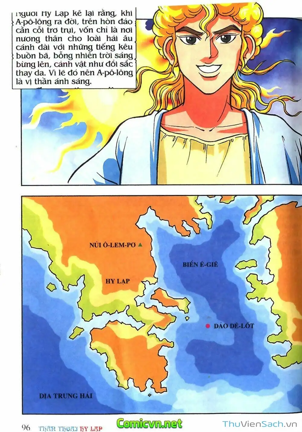 Truyện Tranh Thần Thoại Hy Lạp - Nguồn Gốc Các Vị Thần trang 3