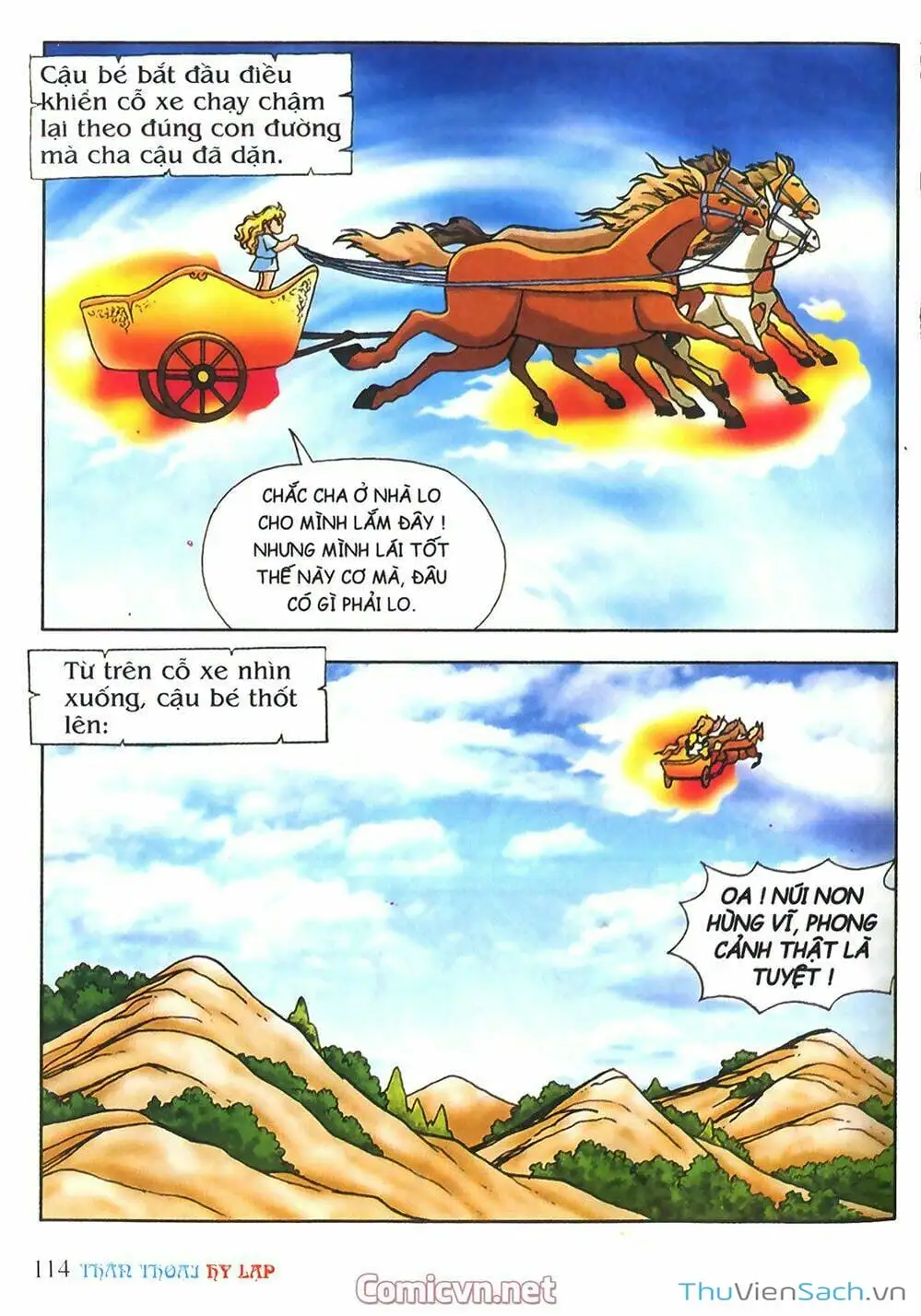 Truyện Tranh Thần Thoại Hy Lạp - Nguồn Gốc Các Vị Thần trang 3