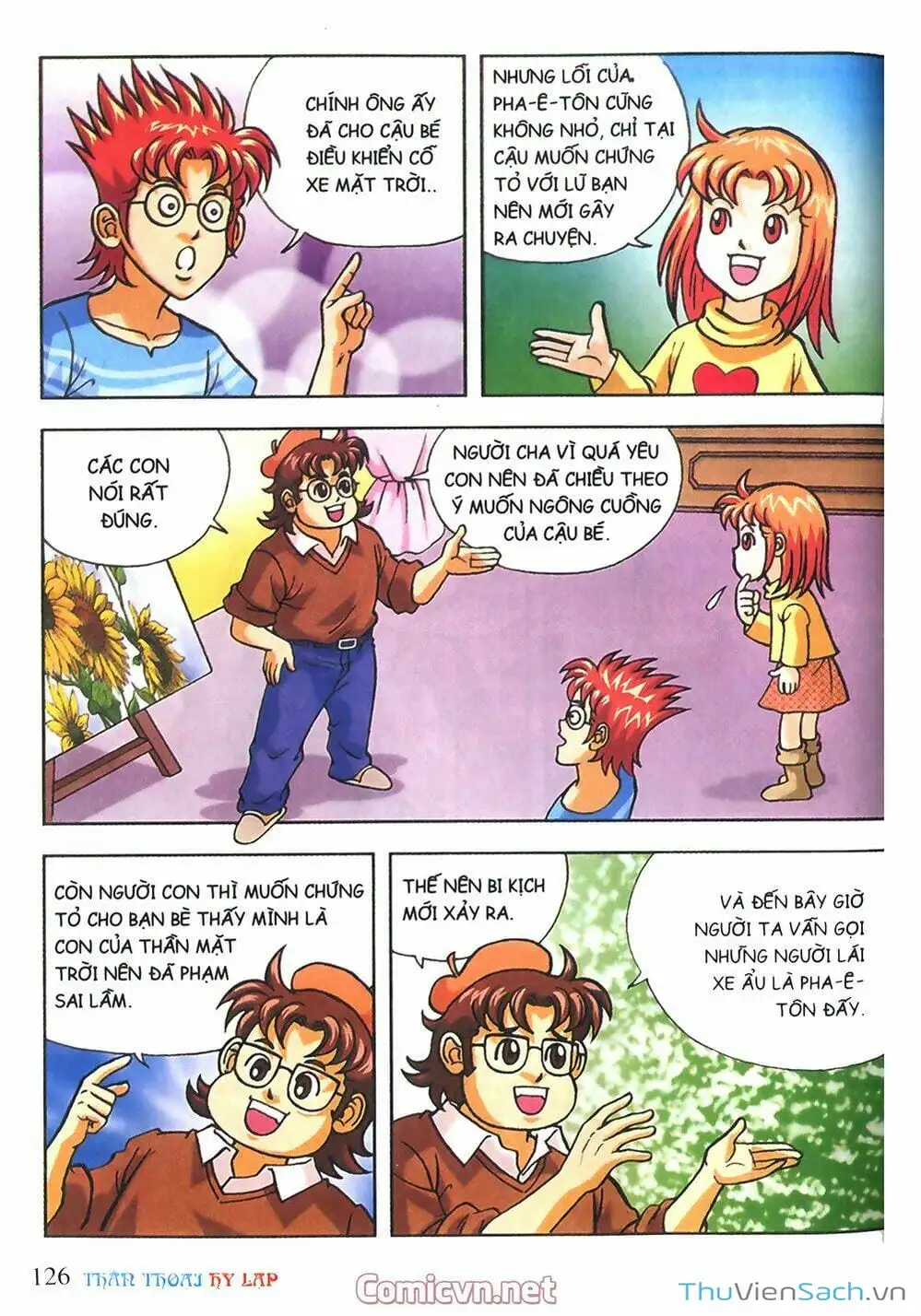 Truyện Tranh Thần Thoại Hy Lạp - Nguồn Gốc Các Vị Thần trang 3