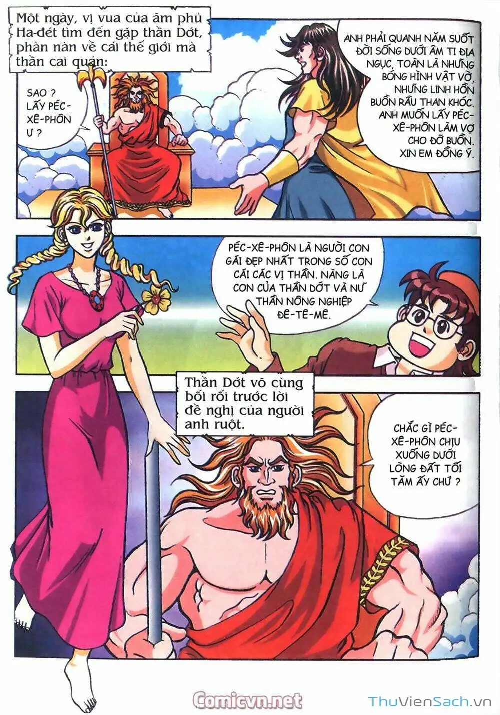 Truyện Tranh Thần Thoại Hy Lạp - Nguồn Gốc Các Vị Thần trang 3