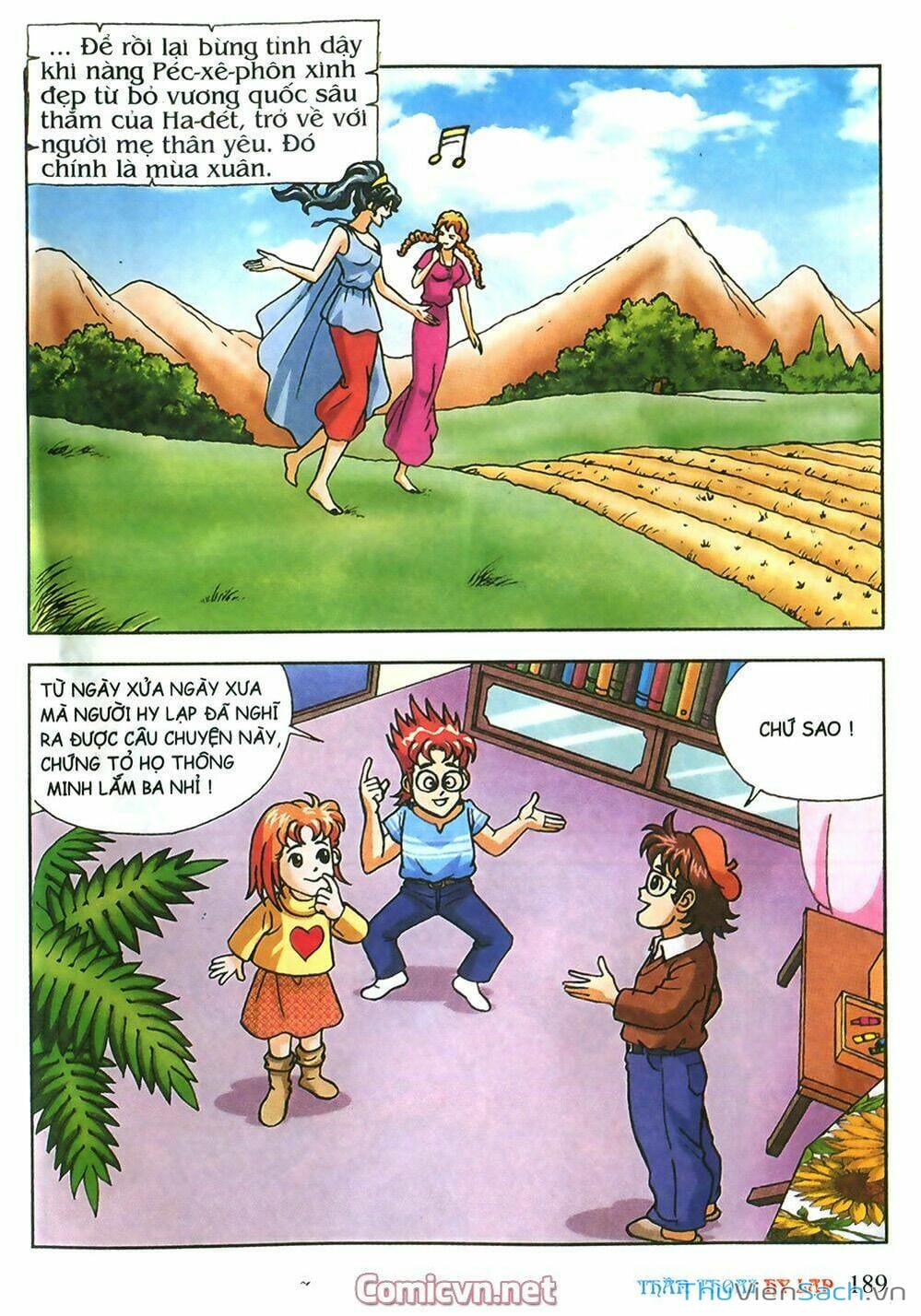 Truyện Tranh Thần Thoại Hy Lạp - Nguồn Gốc Các Vị Thần trang 3