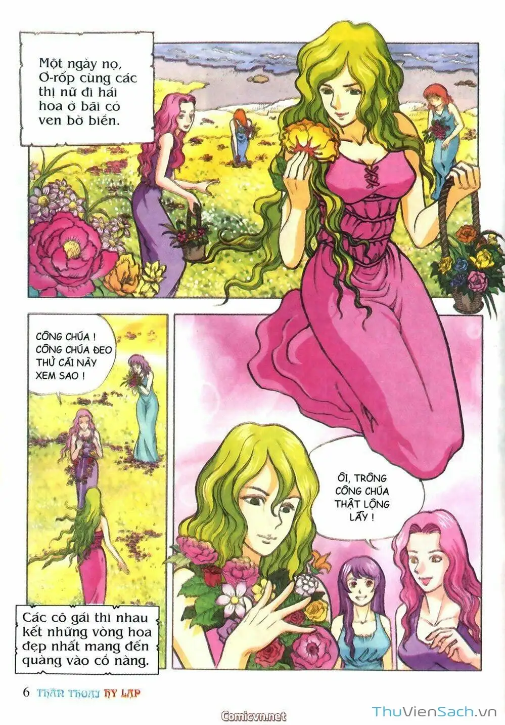 Truyện Tranh Thần Thoại Hy Lạp - Nguồn Gốc Các Vị Thần trang 3