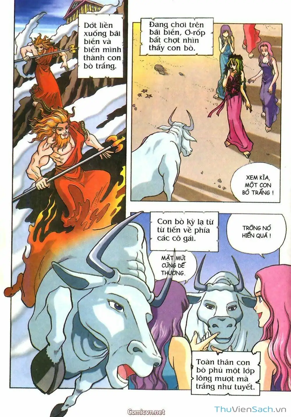 Truyện Tranh Thần Thoại Hy Lạp - Nguồn Gốc Các Vị Thần trang 3
