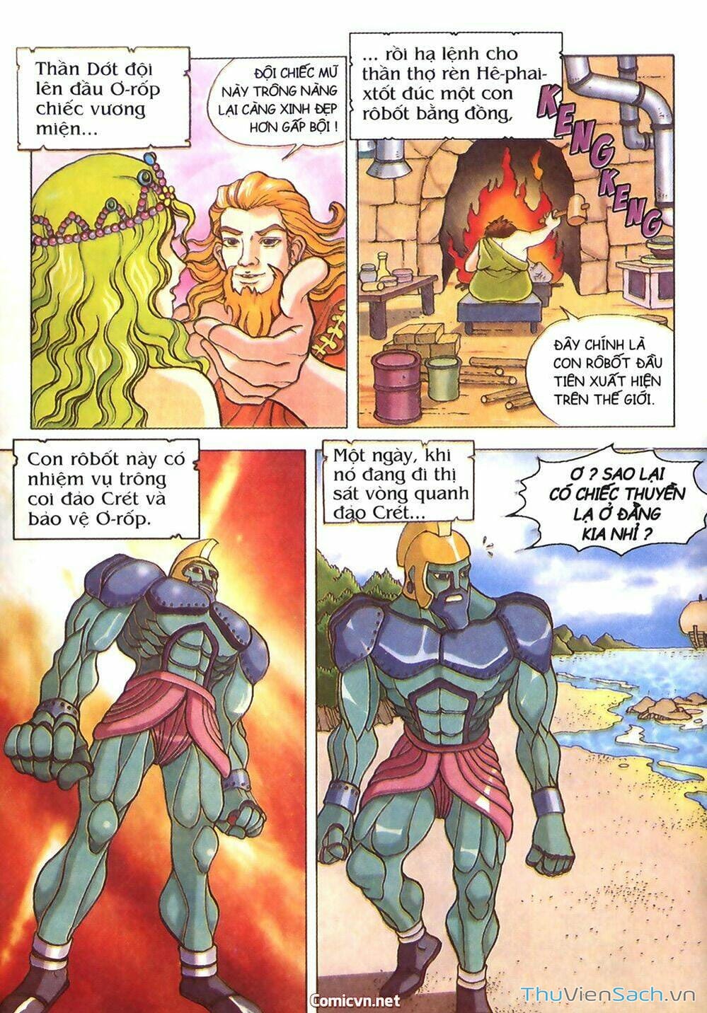 Truyện Tranh Thần Thoại Hy Lạp - Nguồn Gốc Các Vị Thần trang 3