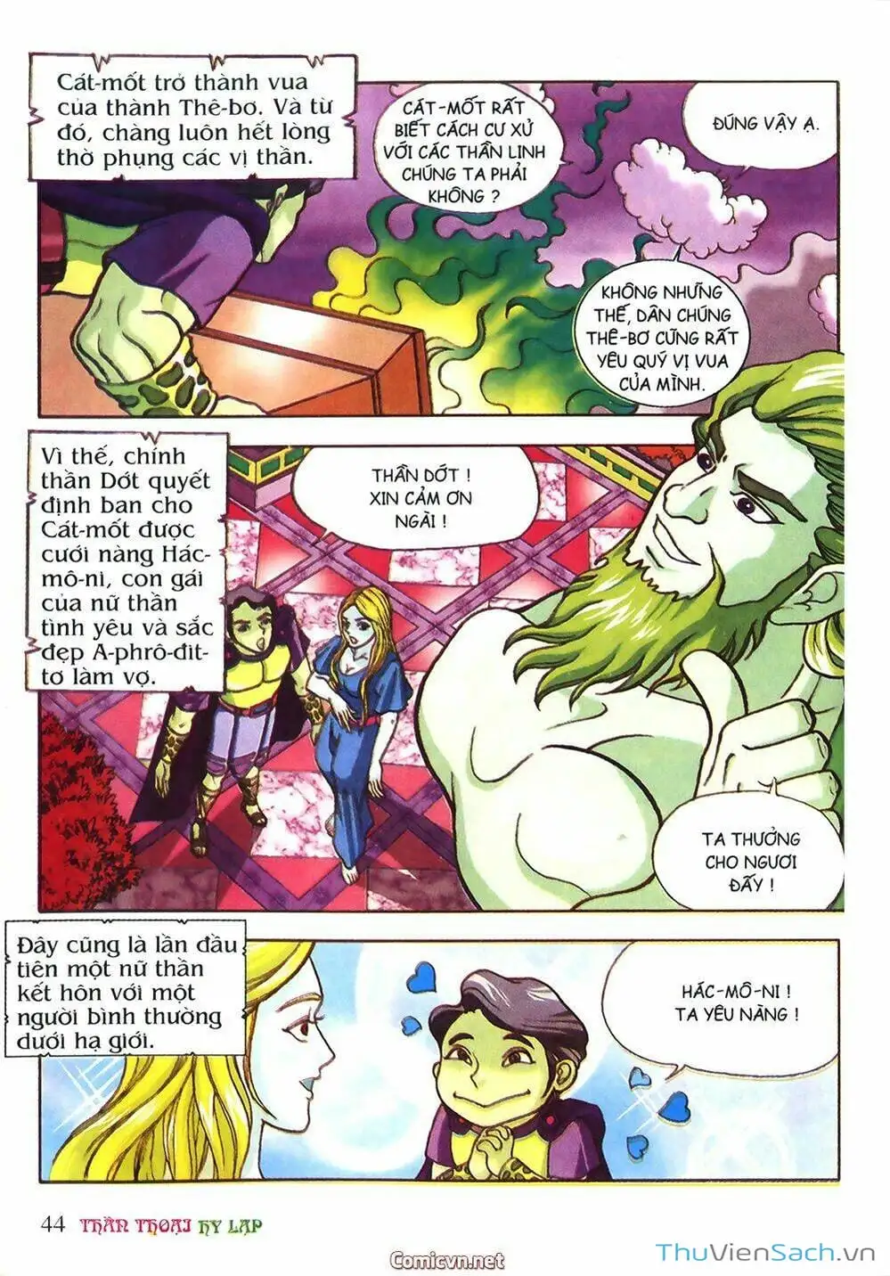 Truyện Tranh Thần Thoại Hy Lạp - Nguồn Gốc Các Vị Thần trang 3