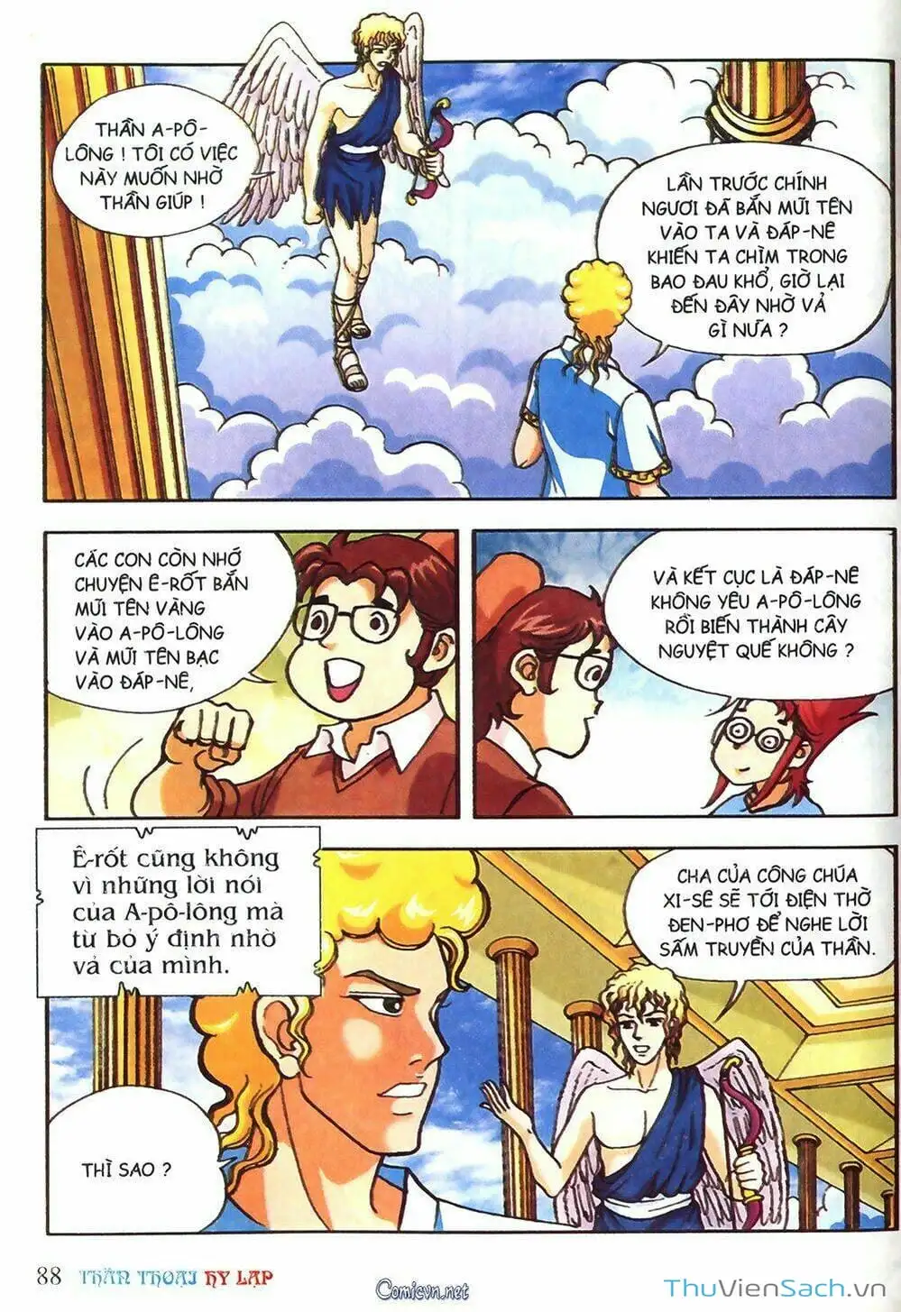 Truyện Tranh Thần Thoại Hy Lạp - Nguồn Gốc Các Vị Thần trang 3