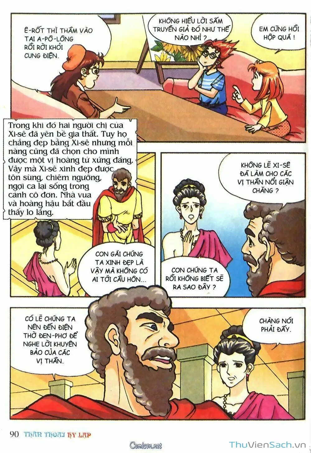 Truyện Tranh Thần Thoại Hy Lạp - Nguồn Gốc Các Vị Thần trang 3