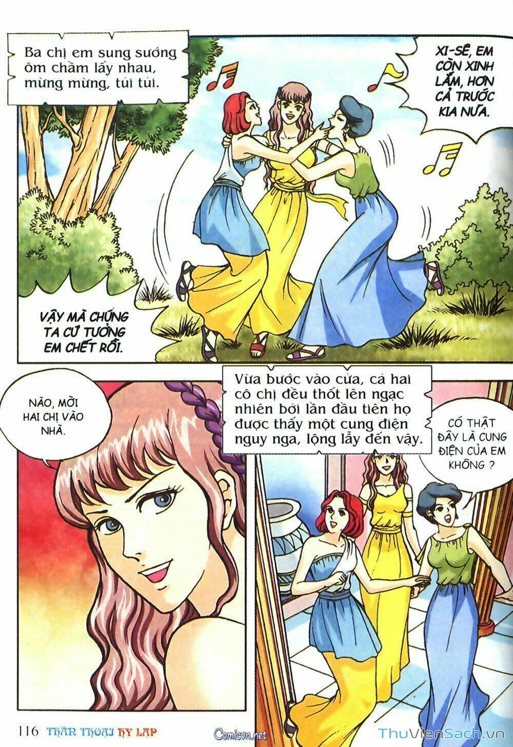 Truyện Tranh Thần Thoại Hy Lạp - Nguồn Gốc Các Vị Thần trang 3