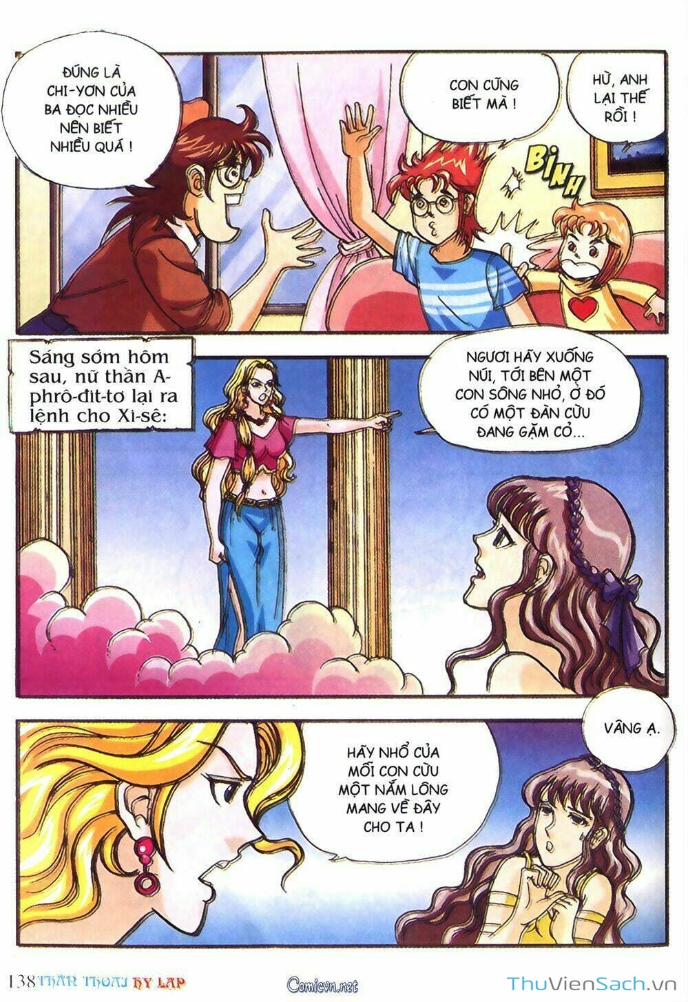 Truyện Tranh Thần Thoại Hy Lạp - Nguồn Gốc Các Vị Thần trang 3