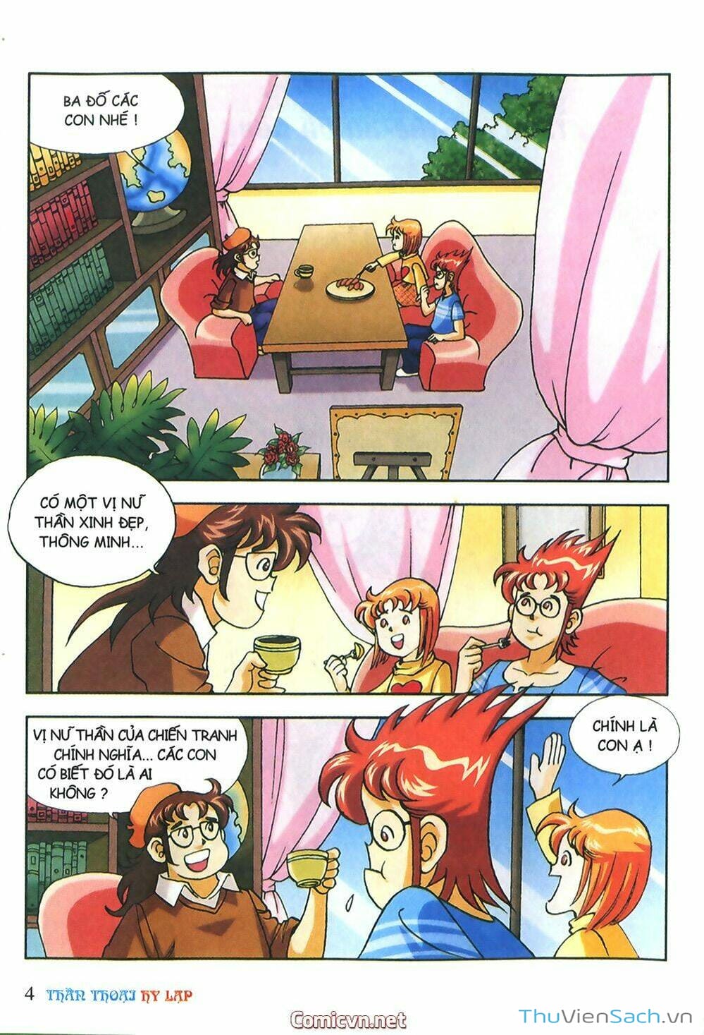 Truyện Tranh Thần Thoại Hy Lạp - Nguồn Gốc Các Vị Thần trang 3