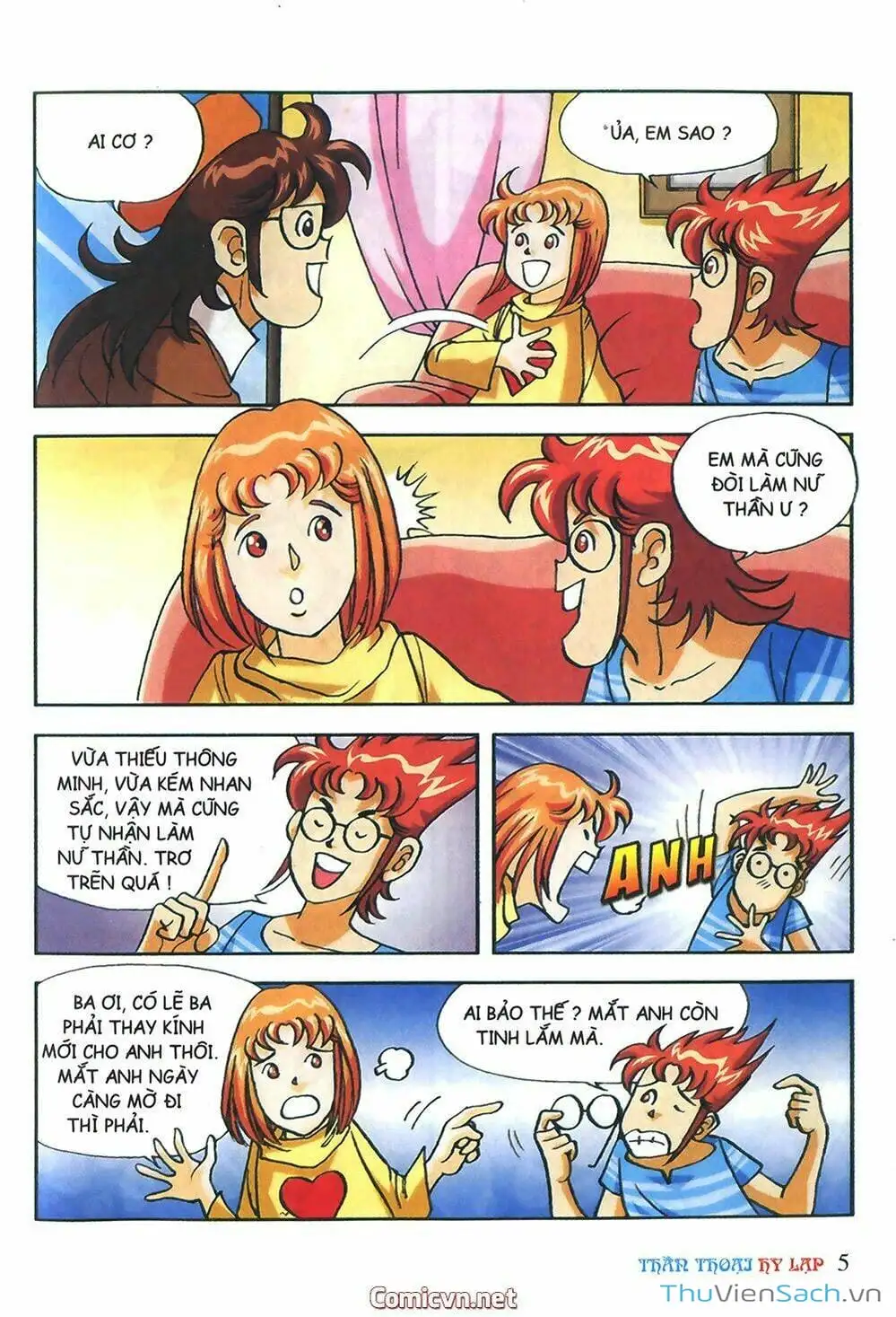 Truyện Tranh Thần Thoại Hy Lạp - Nguồn Gốc Các Vị Thần trang 3