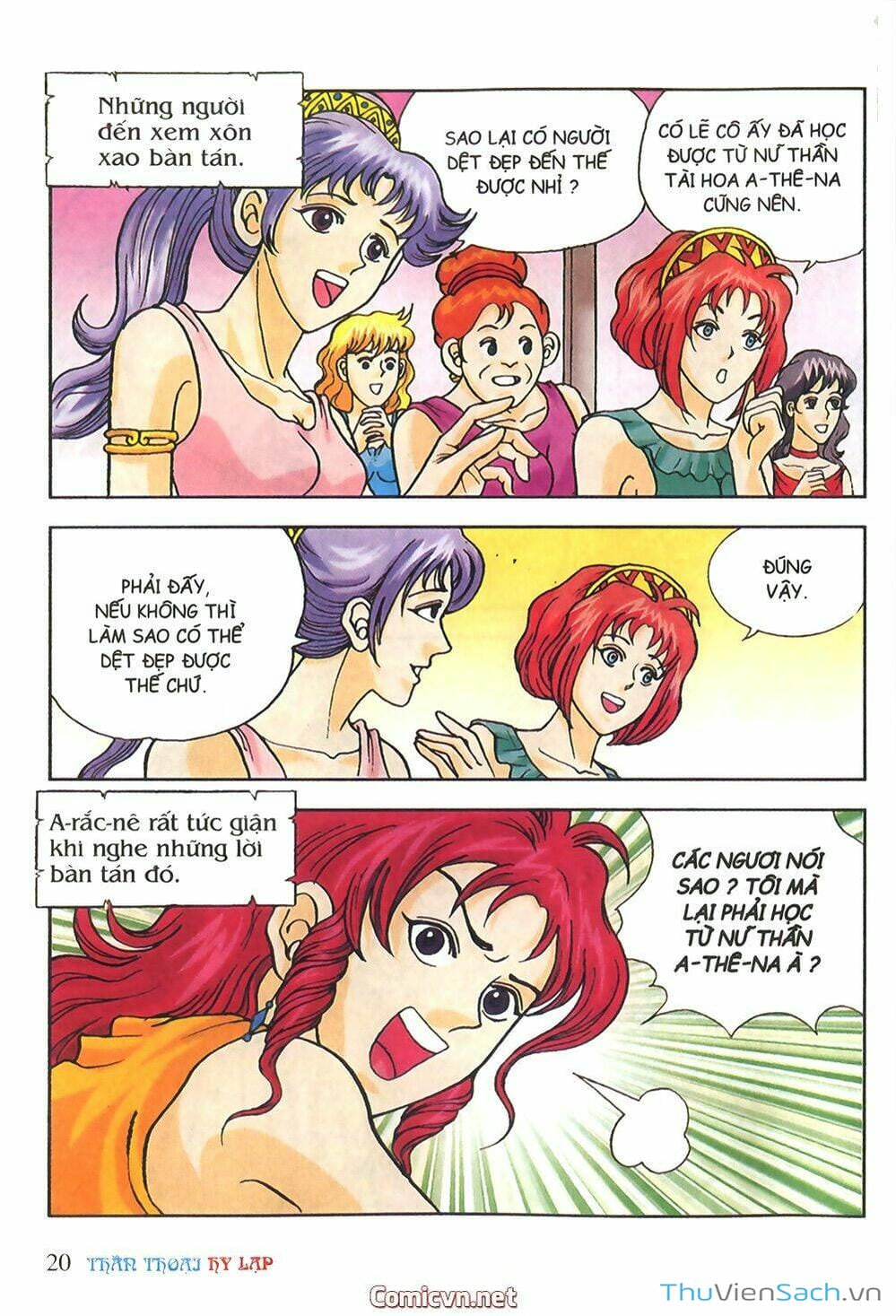 Truyện Tranh Thần Thoại Hy Lạp - Nguồn Gốc Các Vị Thần trang 3