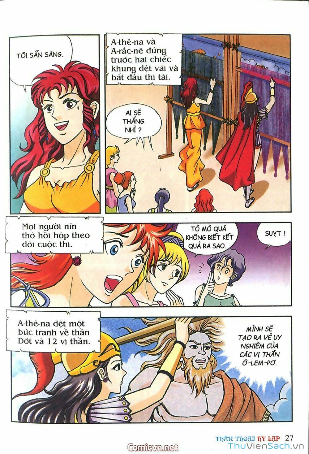 Truyện Tranh Thần Thoại Hy Lạp - Nguồn Gốc Các Vị Thần trang 3