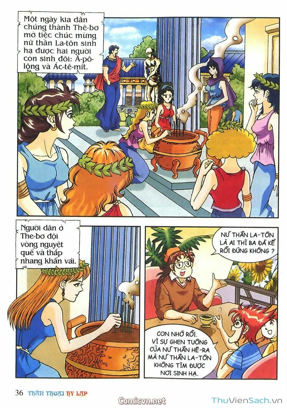 Truyện Tranh Thần Thoại Hy Lạp - Nguồn Gốc Các Vị Thần trang 3