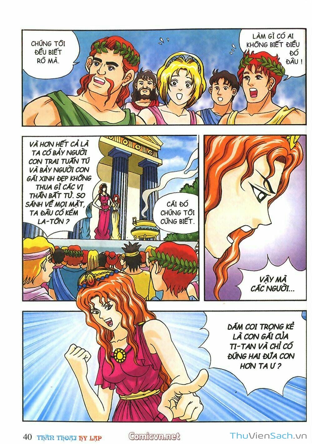 Truyện Tranh Thần Thoại Hy Lạp - Nguồn Gốc Các Vị Thần trang 3