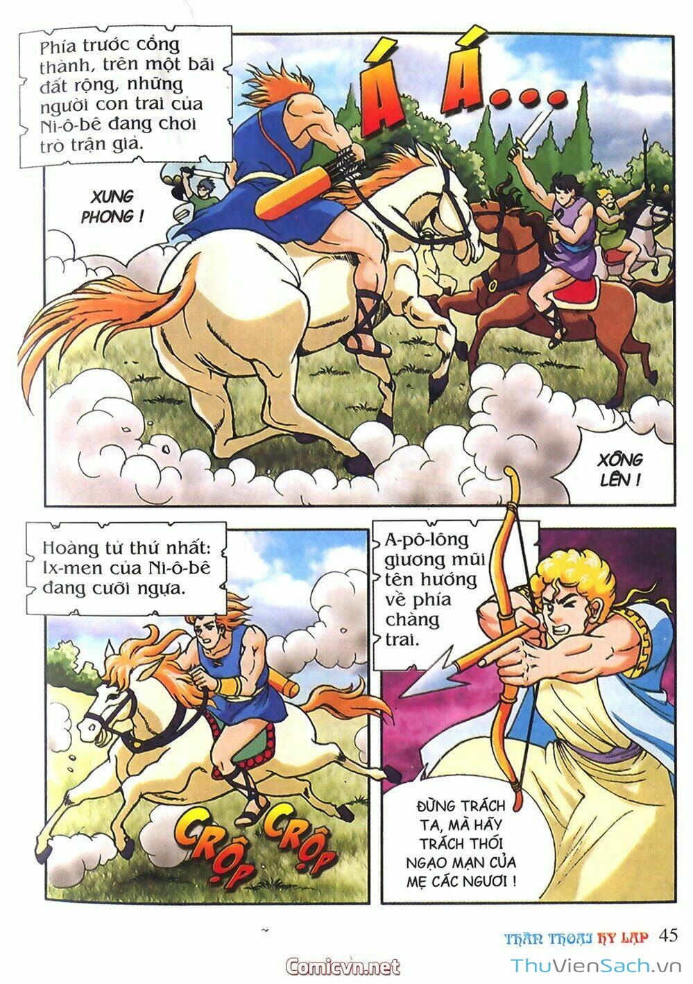 Truyện Tranh Thần Thoại Hy Lạp - Nguồn Gốc Các Vị Thần trang 3