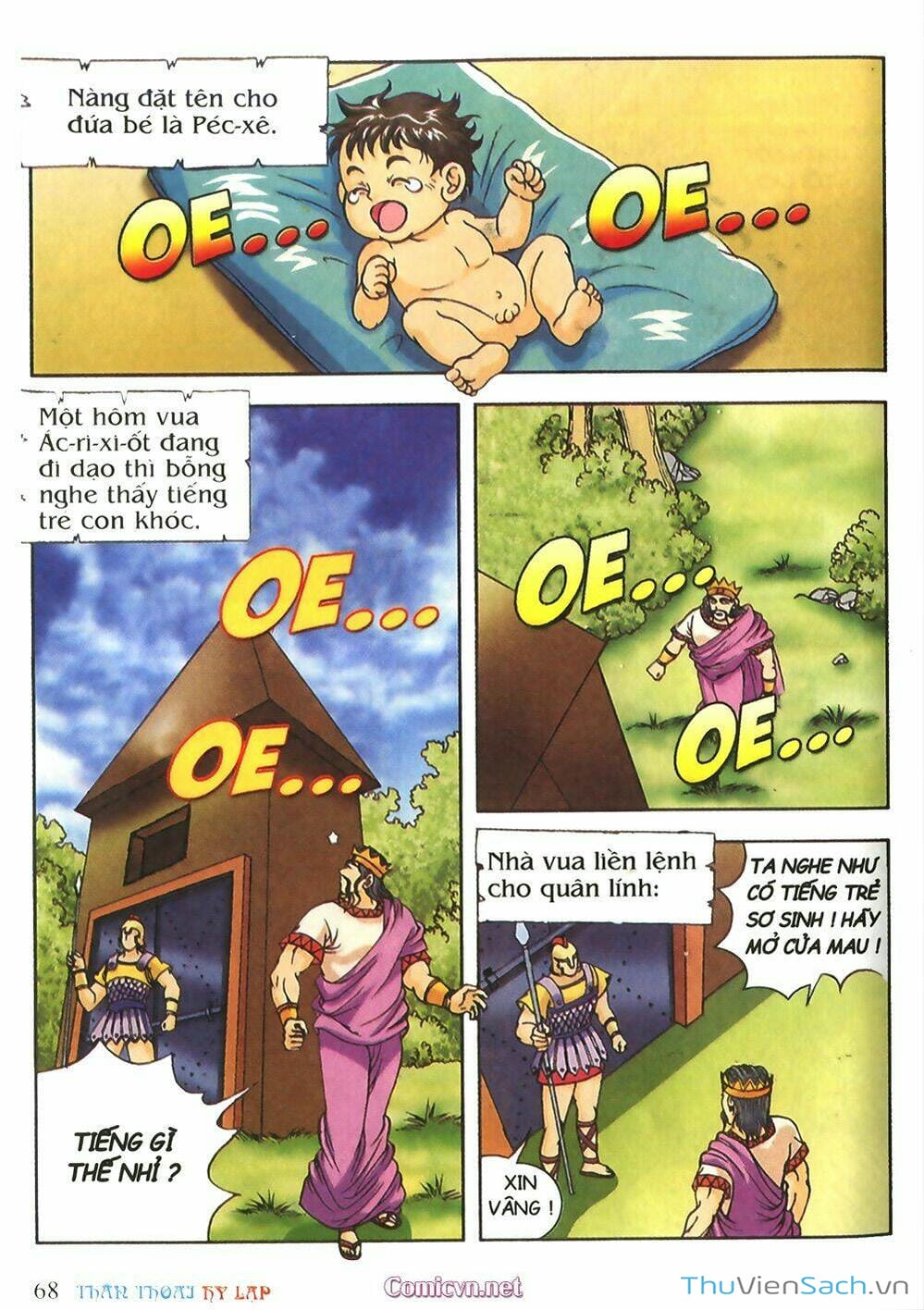 Truyện Tranh Thần Thoại Hy Lạp - Nguồn Gốc Các Vị Thần trang 3