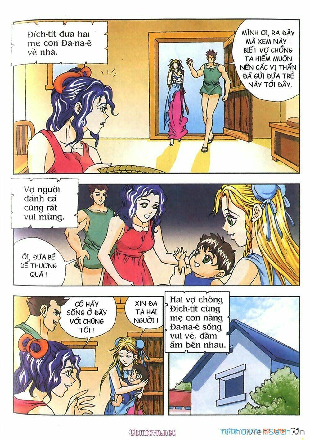 Truyện Tranh Thần Thoại Hy Lạp - Nguồn Gốc Các Vị Thần trang 3