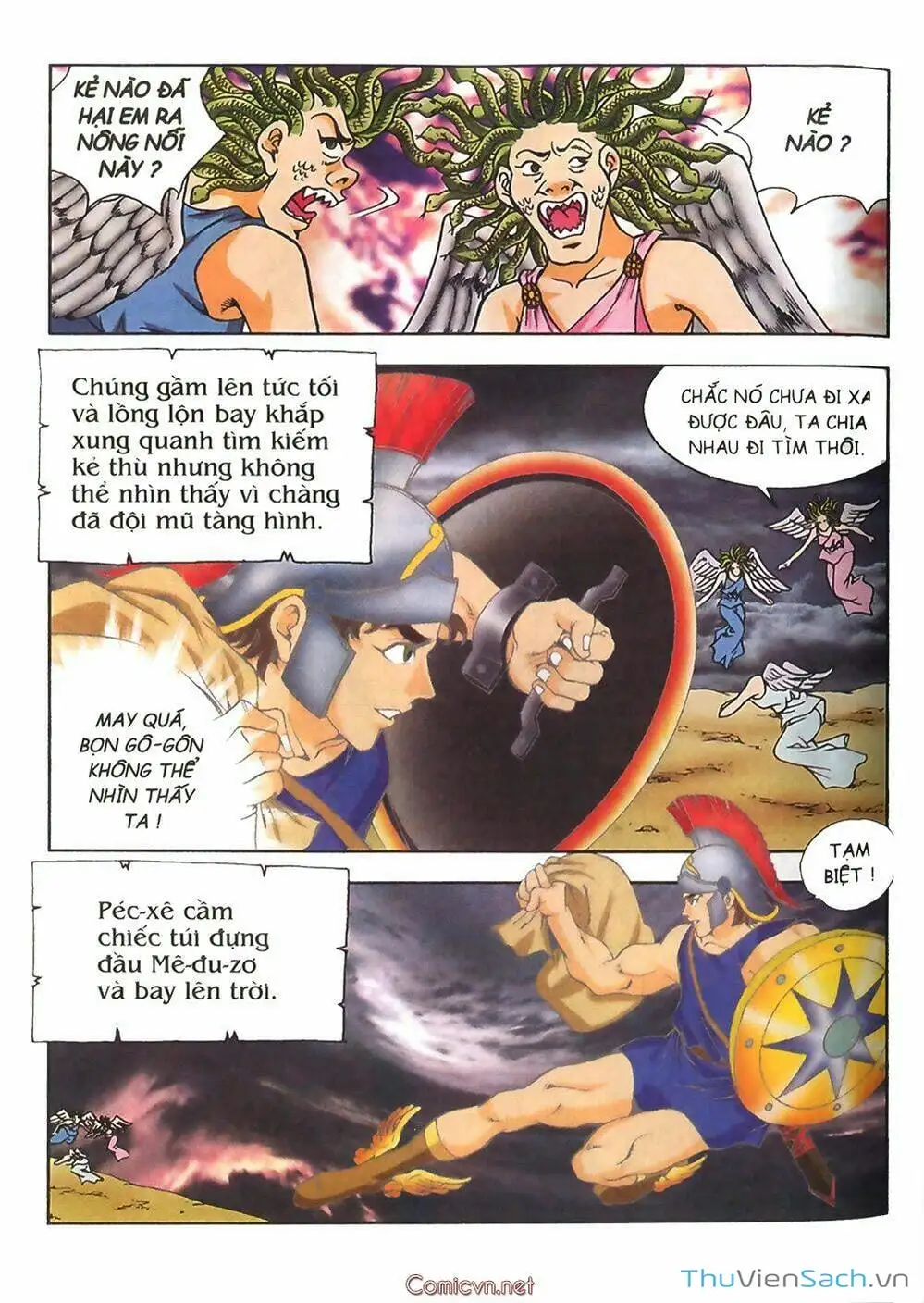 Truyện Tranh Thần Thoại Hy Lạp - Nguồn Gốc Các Vị Thần trang 3