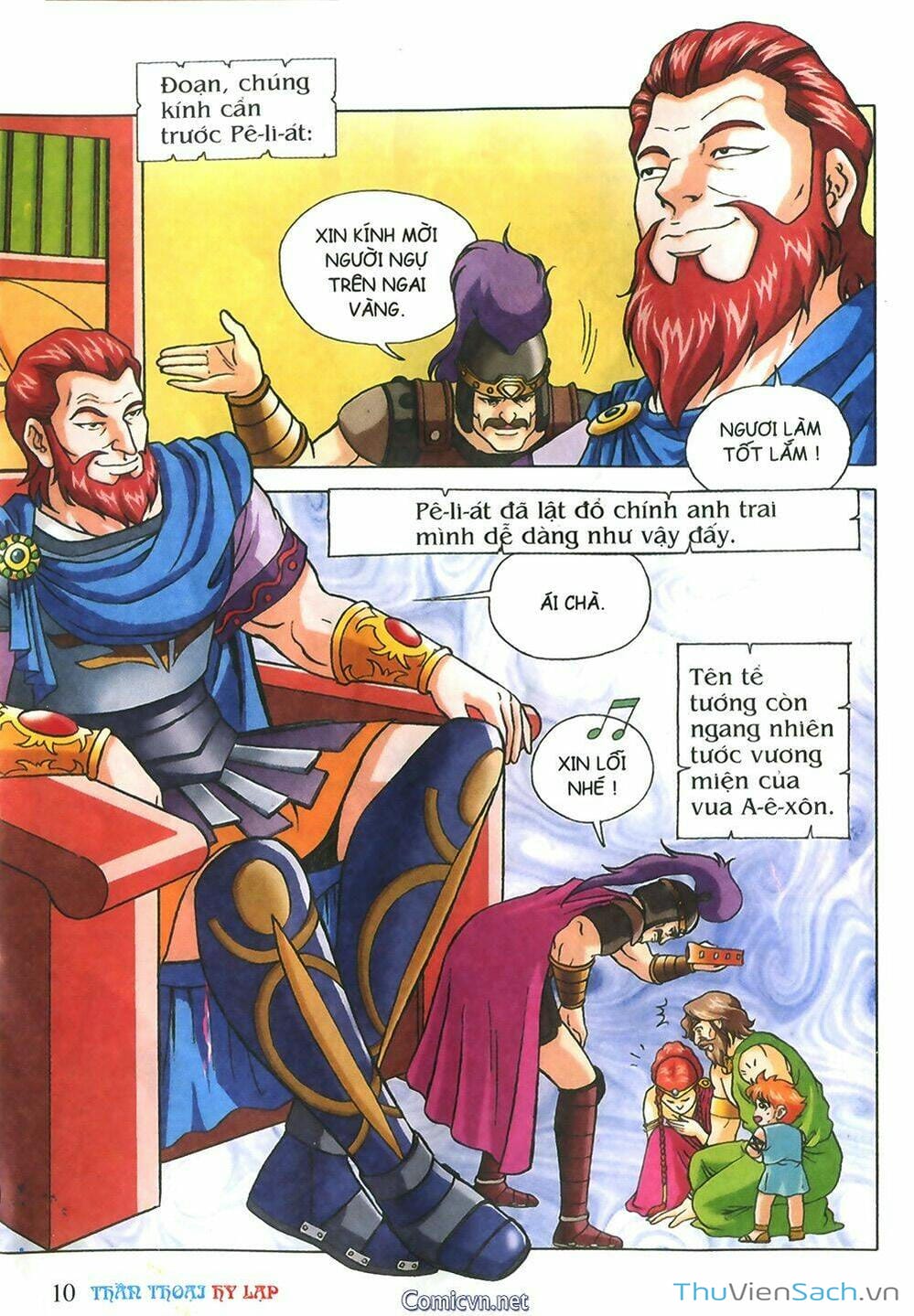 Truyện Tranh Thần Thoại Hy Lạp - Nguồn Gốc Các Vị Thần trang 3