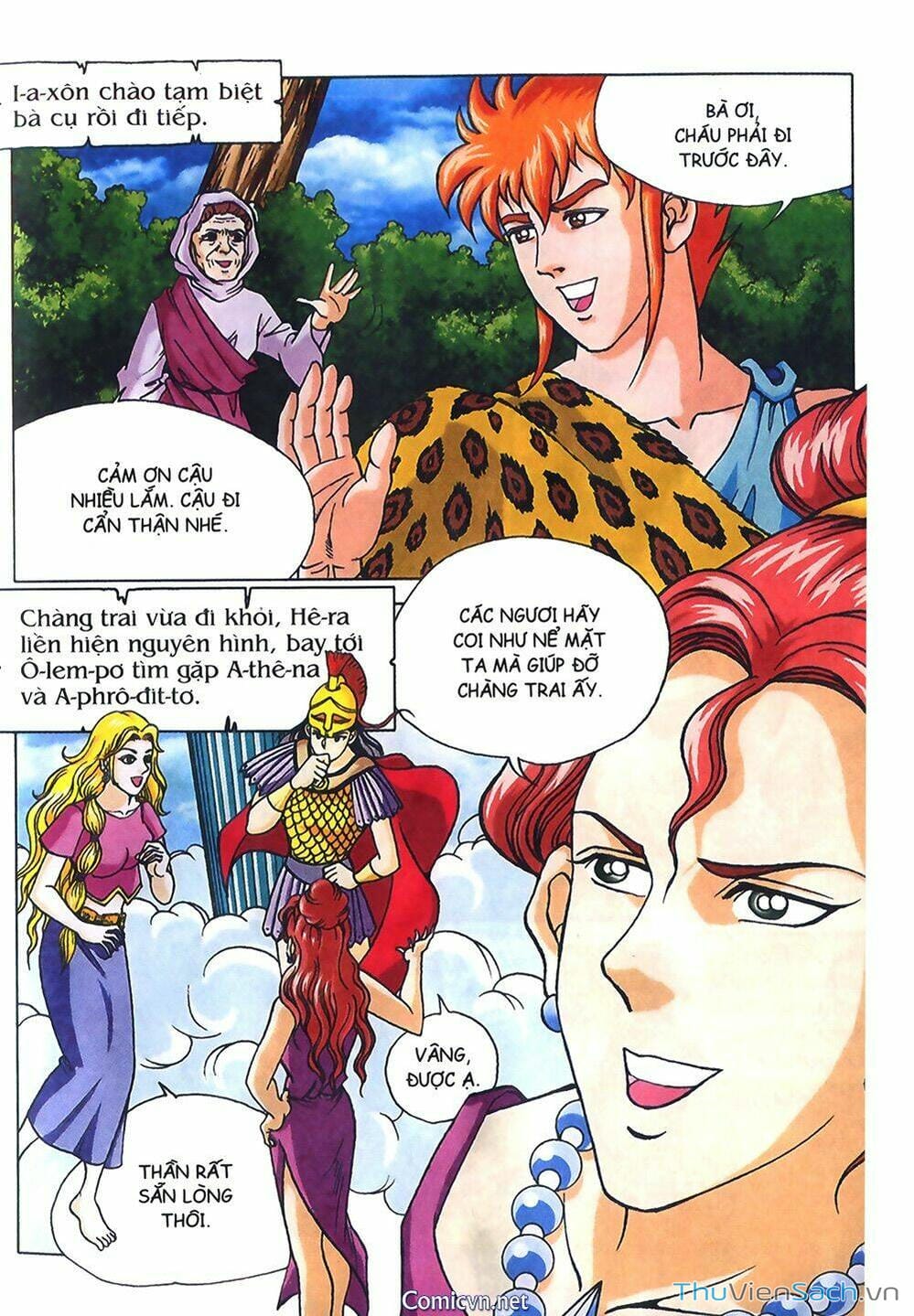 Truyện Tranh Thần Thoại Hy Lạp - Nguồn Gốc Các Vị Thần trang 3