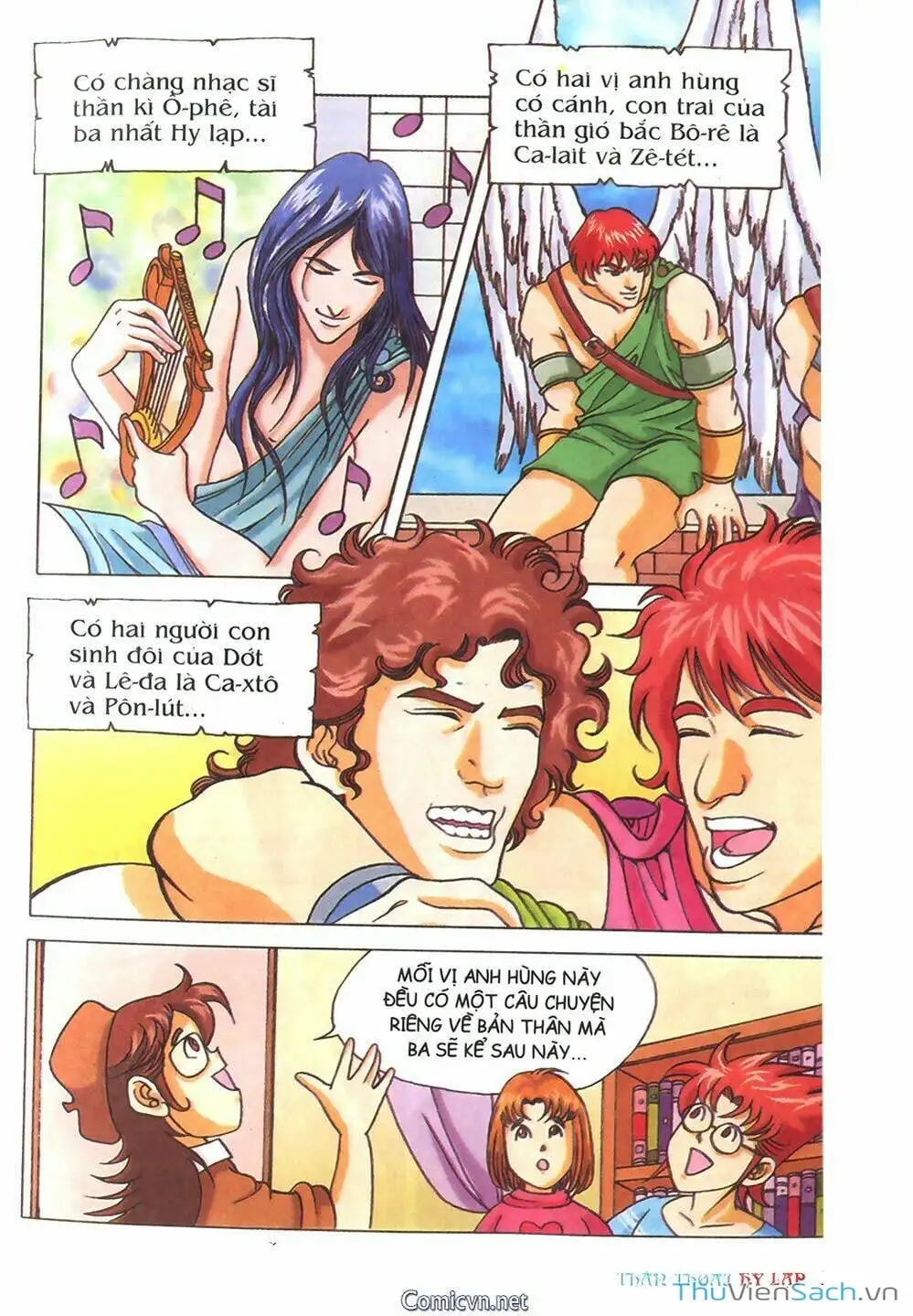 Truyện Tranh Thần Thoại Hy Lạp - Nguồn Gốc Các Vị Thần trang 3