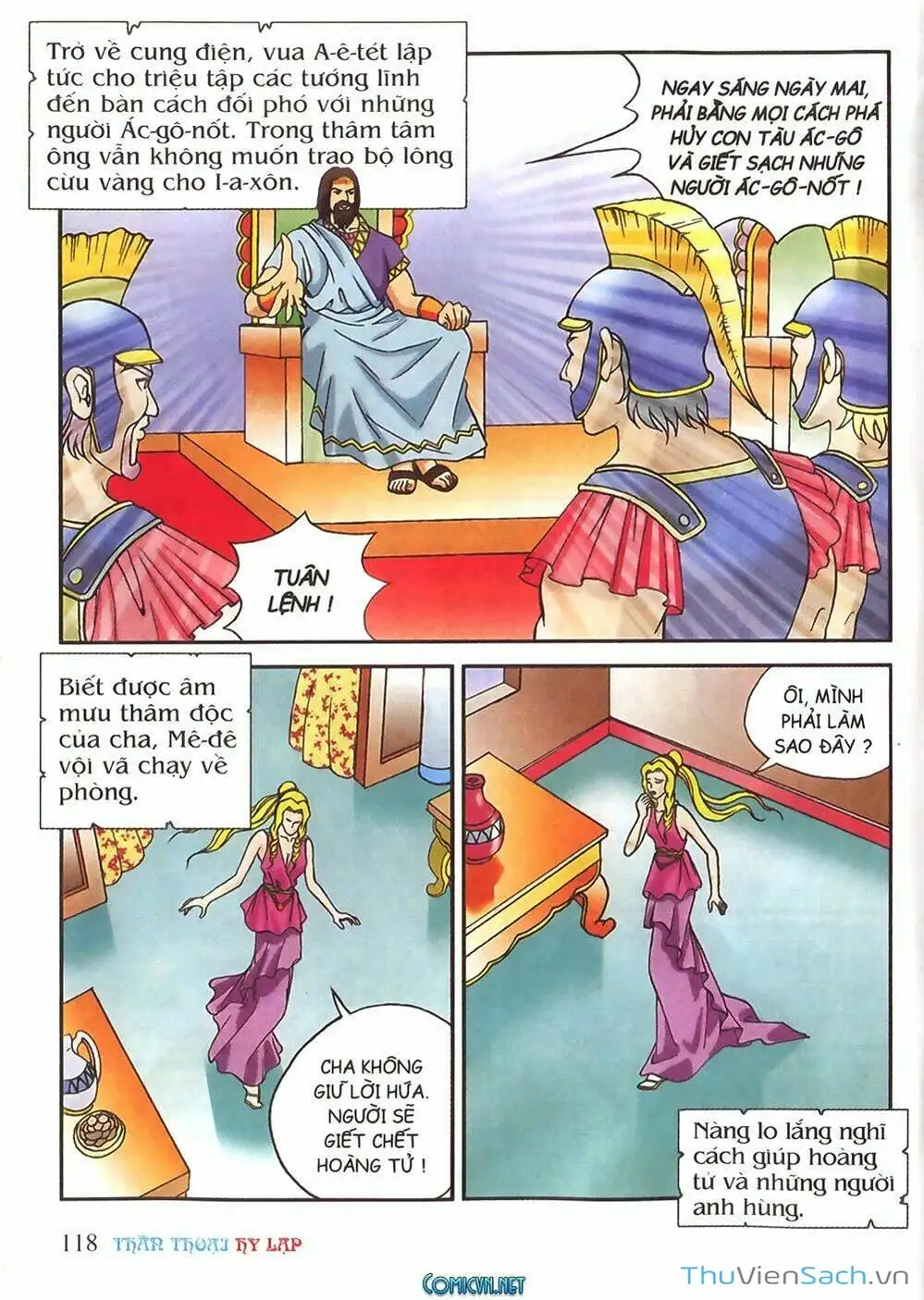 Truyện Tranh Thần Thoại Hy Lạp - Nguồn Gốc Các Vị Thần trang 3