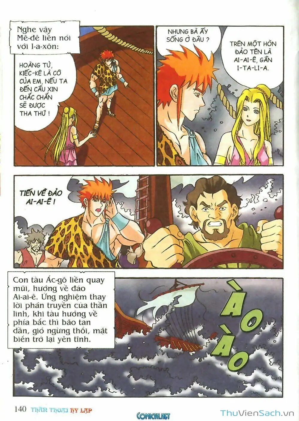 Truyện Tranh Thần Thoại Hy Lạp - Nguồn Gốc Các Vị Thần trang 3