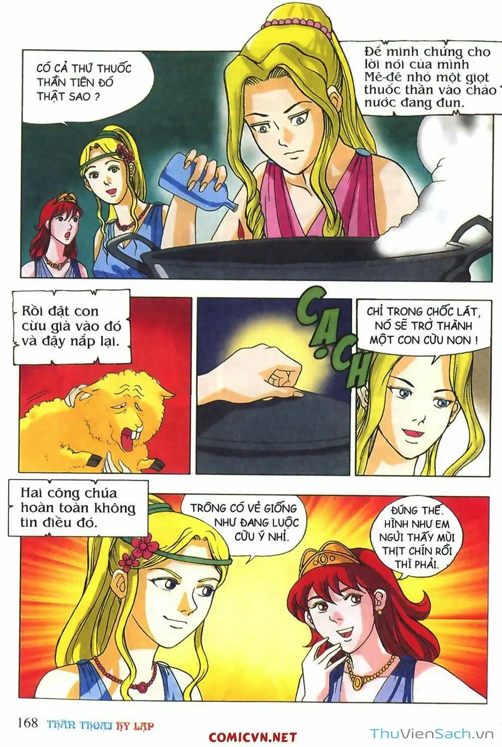 Truyện Tranh Thần Thoại Hy Lạp - Nguồn Gốc Các Vị Thần trang 3